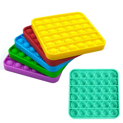 Square Silicone Push Bubble POP Fidget Toys