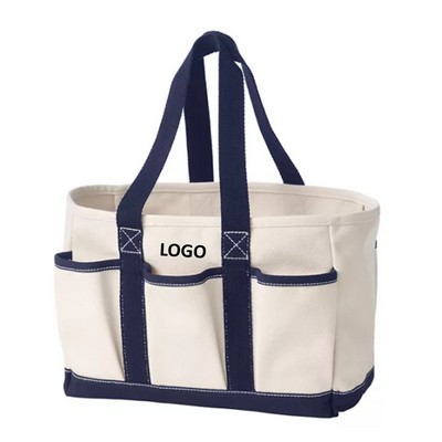 Canvas Multi Pockets Garden Tote