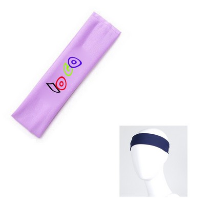 Anti-skid Elastic Sport Headband with Full color Printing