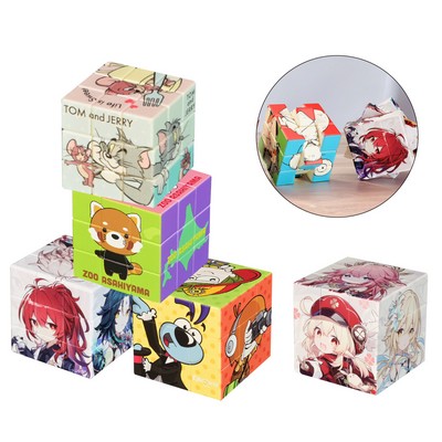 Full-color Printing Mini Fun Puzzle Cube-9 Panels