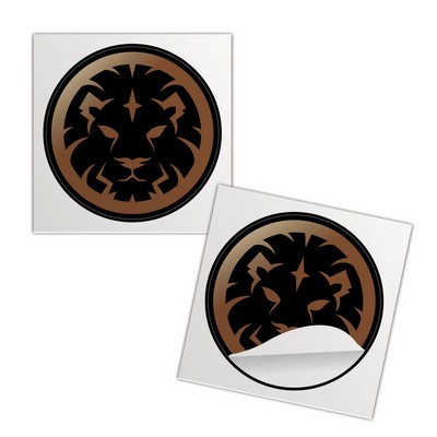 4" Round Foil Sticker