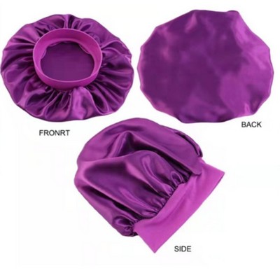 Adjustable Satin Bonnet Sleep Cap