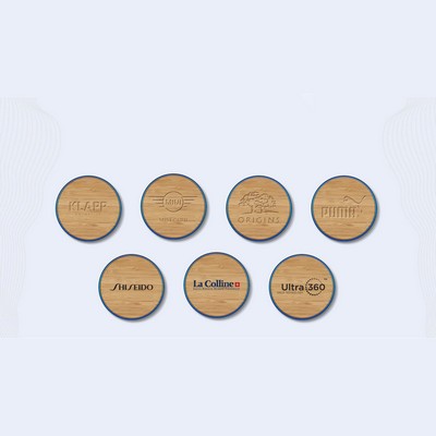 15W QI Certified Bamboo Charging Pad