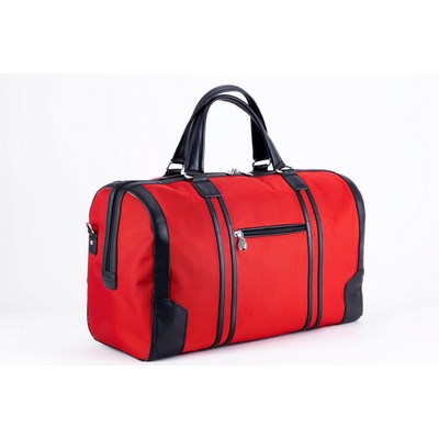 KINZIE 20" Nylon Two-Tone,Tablet Overnight Carry-All Duffel, McKleinUSA