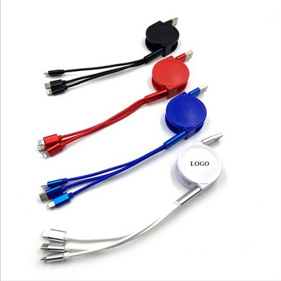 3 in 1 Retractable Charging Cable