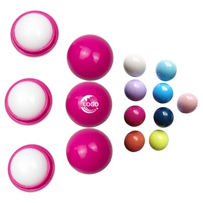 MOQ 50pcs Vanilla-Flavored Round Lip Balm