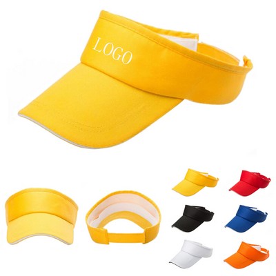 Cotton Twill Outdoor Sport Visor