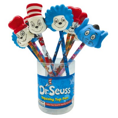 Dr. Seuss Squishy Top Pens - 4 Designs (Case of 144)