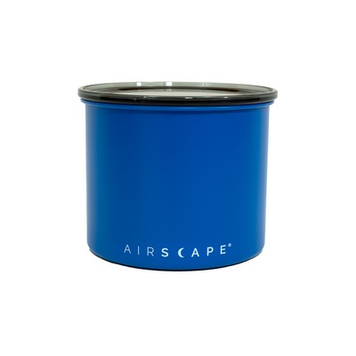 4" Matte Blue Airscape® Coffee Canister Classic