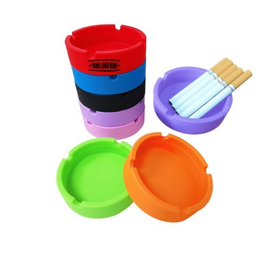 Round Silicone Ashtray