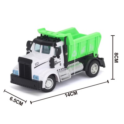 1:64 Pull Back Mini Car Sanitation Truck