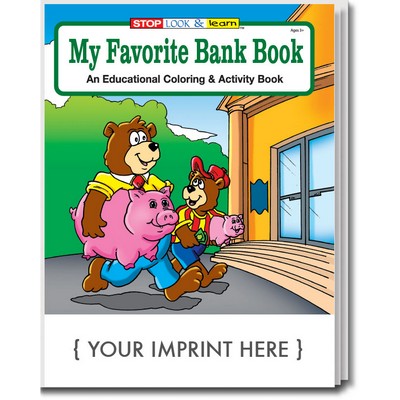 My Favorite Bank Coloring Book Fun Pack