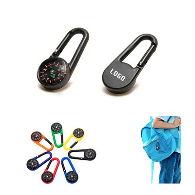 Plastic Carabiner Compass