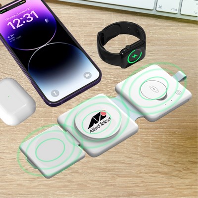 3 in 1 MagSafe Foldable Wireless Charger