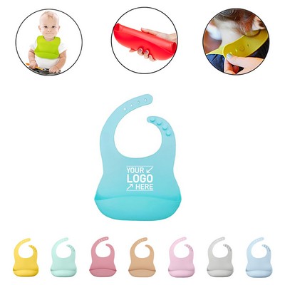 Silicone Bibs for Newborn Infants Toddlers