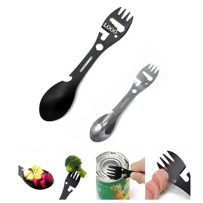 Multifunctional Outdoor Fork Spoon Detachable Tableware