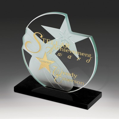 6" Stellar Discovery Glass Award