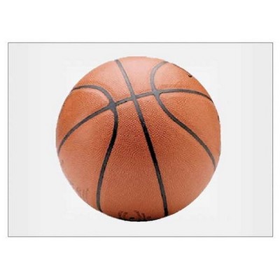 Basketball Metal Photo Magnet w/ Magnetic Back (2.5"x3.5")