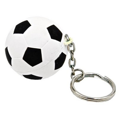 Soccer Ball Key Chain Stress Reliever Squeeze Toy