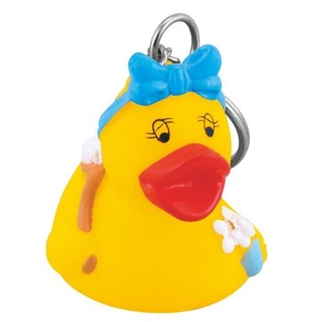 Rubber Bathtub Duck Key Chain©