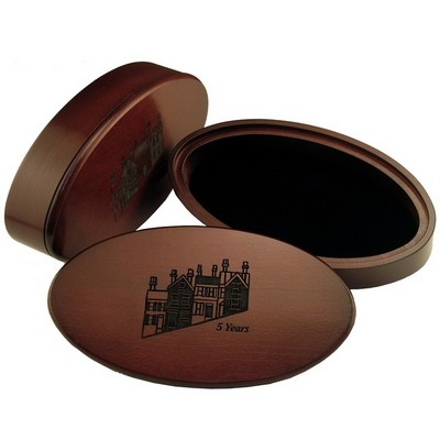 Oval Wood Box