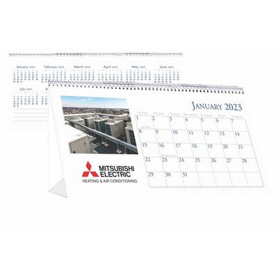 Full-Color Custom Desktop Tent Calendars (8 1/2"x4 1/4")