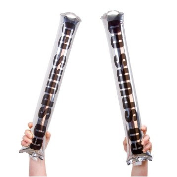 Metallic Inflatable Noisemakers - Pair (Priority)