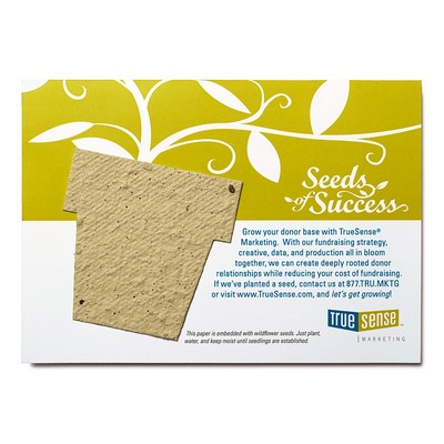 Seed Paper Shape Postcard - Large