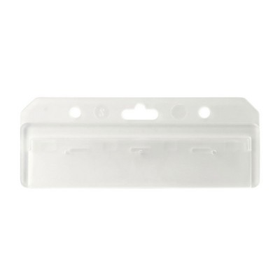 3.63" W x 1.40" H - Rigid Card Holder Strip (Blank)