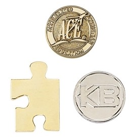 1" Die Struck High Polish Lapel Pin