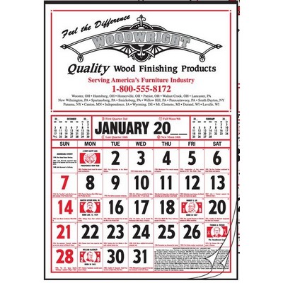 Historical 12-Sheet Calendar