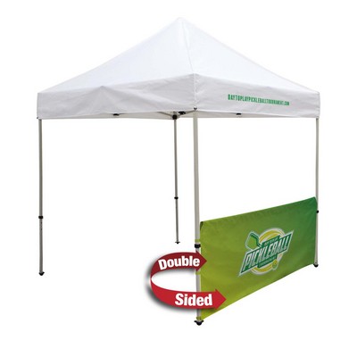 8' Deluxe Tent Half Wall Kit (Dye Sublimated, 2-Sided)