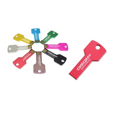 256 MB Metal Key Shaped USB Flashdrive