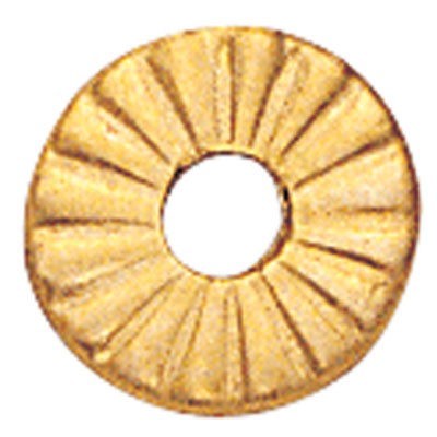 1/16" Gold Rosette w/Hole