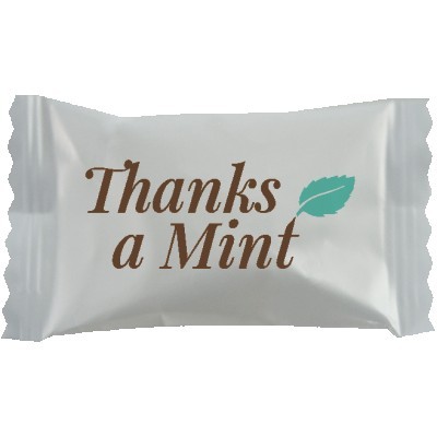 Pink Buttermints Cool Creamy Mint in a "Thanks a Mint" Wrapper