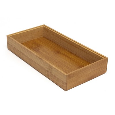 Bamboo Organization Box (6"x12"x2")