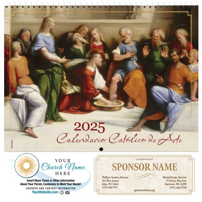 Traditional Catholic Art Calendar (Spanish)