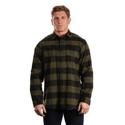 Burnside Men's Plaid Flannel Shirt