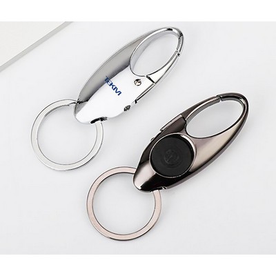 Zinc Alloy LED Keychain