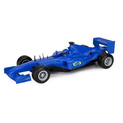 1/32 Scale 6.5" Die Cast Blue Formula-Indy Style Race Car