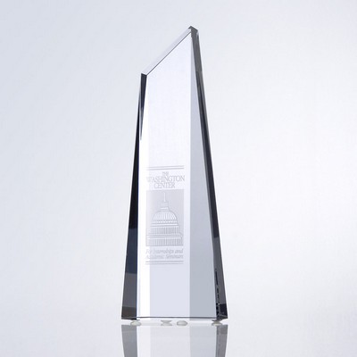 Polygon Obelisk Optic Crystal Award - Large