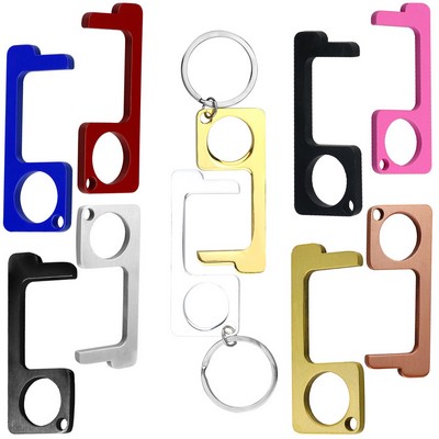 EDC Non-Contact Door Opener Keychain