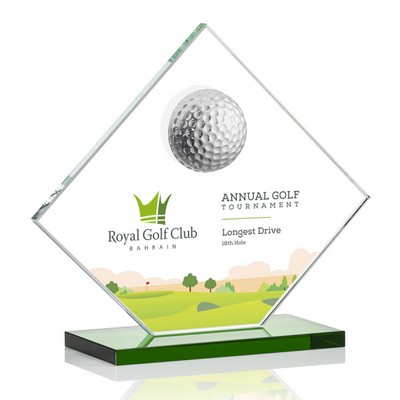 VividPrint™ Golf Award - Barrick/Green 7" High