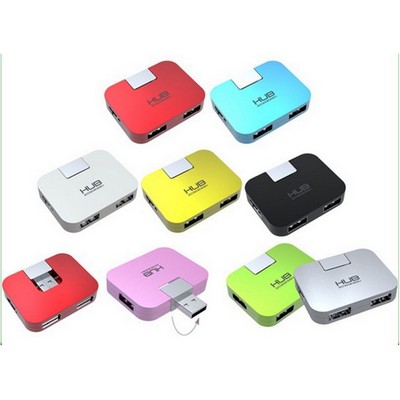 Portable 4-Port USB Hub