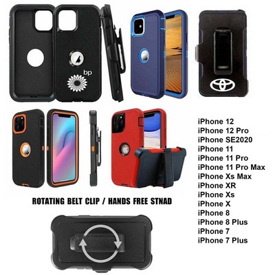 Kidder iPhone Shockproof Case with Belt Clip and a kickstand