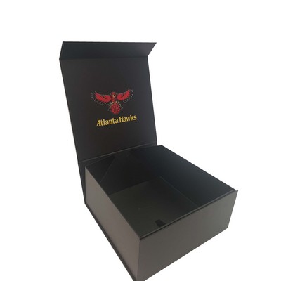 Full Color Printed Rigid Folding Magnetic Closure Gift Box (8x8x3.125)