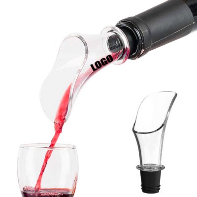 Wide Mouth Wine Decanter Aerator Pourer