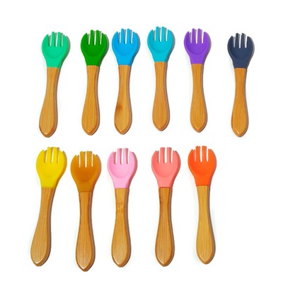 Baby Silicone Fork With Babmoo Handle