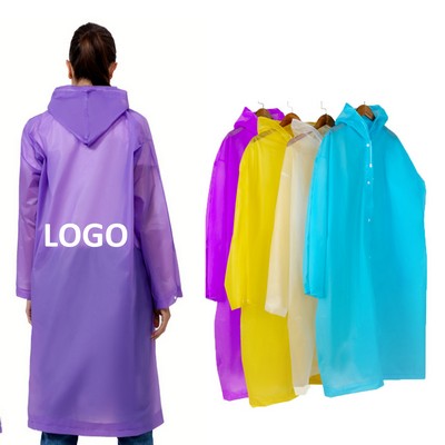 Adult EVA Raincoat Poncho