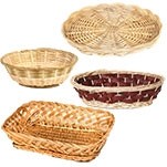 Square Open Weave Basket (10"x7 3/4"x2")